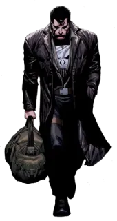 ☺️ 2123c99f Punisher marvel, anti-héros, justicier, comics, arme à feu, crâne telegram sticker