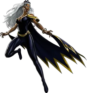 ☺️ 3341743c Storm X-Men super-héros, météo, marvel, mutant, femme telegram sticker
