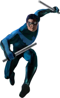 ☺️ 8d5397a4 Nightwing dc, comics, super-héros, nightwing, arts martiaux telegram sticker