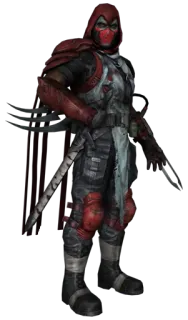 ☺️ da718676 assassin, justicier, combattant, capuche, arme, épée telegram sticker