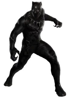 ☺️ de988009 Black Panther super-héros, marvel, black panther, wakanda, comics telegram sticker