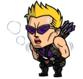 marvel mini heroes @stickerscar telegram stickers