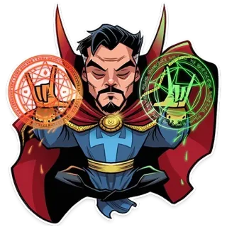👍 c0038088 Doctor Strange Marvel, Magia, Hechicero, Superhéroe, Dr. Strange telegram sticker