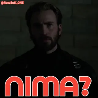 😏 102dcfe2 Captain America Marvel Cinematic Universe nima? Captain America, Marvel, Chris Evans, nima telegram sticker