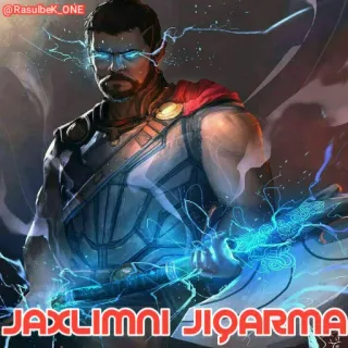 😡 3a5ac248 Thor JAXLIMNI JIG'ARMA Thor, Marvel, Superheld, Donner, Blitz, Usbekisch, Comic, Rächer telegram sticker