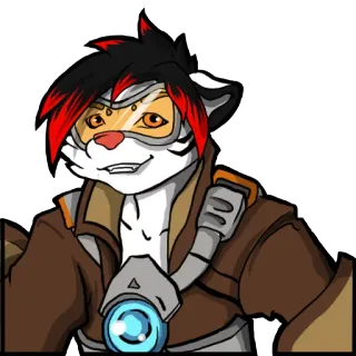 😏 0e42d0a8 퍼리, 의인화, 동물, 캐릭터, 만화 telegram sticker