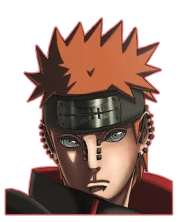 😒 11fcf086 Pain Naruto Anime, Naruto, Pain, Akatsuki, Manga whatsapp sticker