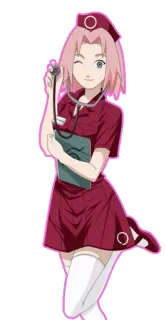 😊 17548833 Sakura Haruno Naruto Anime, Infermiera, Sakura, Haruno, Naruto, Cartone animato, Personaggio telegram sticker