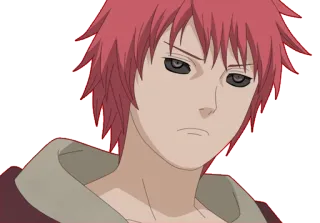 😕 2364733f Sasori Naruto Sasori, Naruto, anime, manga, capelli rossi, marionetta telegram sticker