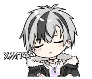 🌟 79e7d8f8 хмрф Anime, Manga, Słodkie, Chłopak, Chibi telegram sticker