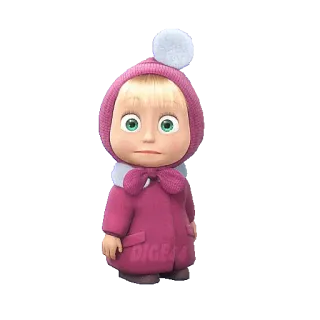 😐 4116ad0d Masha Masha and the Bear dessin animé, enfant, masha, animation, ours telegram sticker