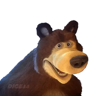 🐻 27a3875b Bear Masha and the Bear Masha e Orso, cartone animato, orso, animazione, personaggio telegram sticker