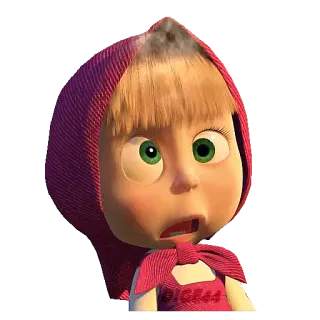 🤯 e010ec5a Masha Masha and the Bear cartone animato, animato, Masha, Masha e Orso, divertente, carino telegram sticker