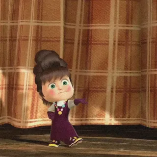 🌾 502d0e34 cartoni animati, animazione, personaggio, masha e orso telegram sticker