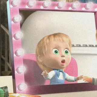 🌾 db1fe00b Masha Masha and the Bear cartone animato, Masha e Orso, Masha, animazione telegram sticker