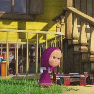 🍔 9c13ca61 Masha Masha and the Bear Hoạt hình, Cô gái, Trẻ em, Tức giận, Chương trình TV telegram sticker