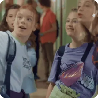 🎸 4d299eb3 девушки, школа, группа, студенты, подростки telegram sticker