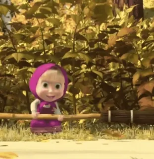 🍬 ce89fe1d Masha Masha and the Bear Masha e Orso, Cartoni animati, Animazione, Bambini, Orso whatsapp sticker