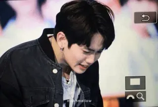 ☁ 3992a156 mashmellow pessoa, retrato, homem, coreano, brincos, jaqueta whatsapp sticker