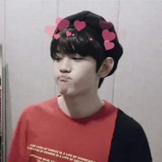 🐹 cbc33332 boy, hearts, portrait, cute, person whatsapp sticker