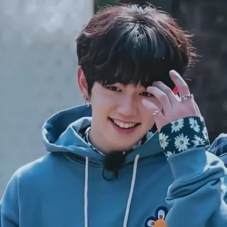 🐹 ce8459d4 person, smiling, boy, hoodie, daisy, portrait whatsapp sticker