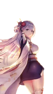 😊 4dc54fb3 Anime Mädchen, Anime, Mädchen, Charakter, Kimono telegram sticker