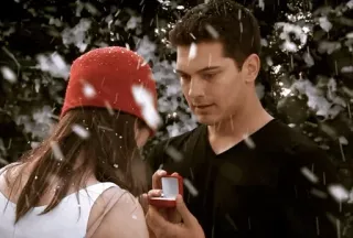 ❄️ 7886bf85 การหมั้น, ขอแต่งงาน, ความรัก, แหวน, คู่รัก, การแต่งงาน telegram sticker