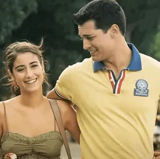 ❄️ b1abb29b คู่รัก, ยิ้ม, โรแมนติก, ผู้ชาย, ผู้หญิง, มีความสุข telegram sticker