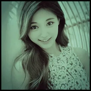 🍀 3c74739d potret, wanita, senyum, orang, perempuan telegram sticker