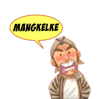 😡 e8f5af2f MANGKELKE telegram sticker