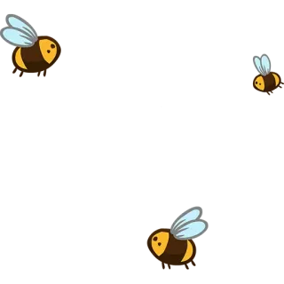 🐝 f233065b ผึ้ง, การ์ตูน, สัตว์, แมลง, ผึ้งน้ำหวาน telegram sticker