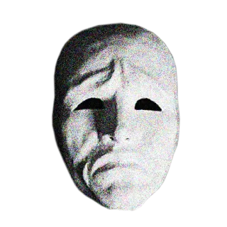 🙁 81e52889 topeng, wajah, teatrikal, tanpa ekspresi, abstrak whatsapp sticker