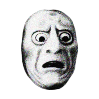 😲 823dcdbd topeng, wajah, menyeramkan, ekspresi, khawatir, takut, cemas whatsapp sticker