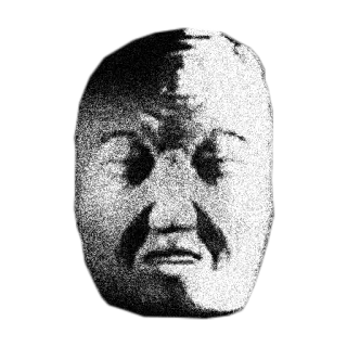 ☺️ f9d8b615 wajah, potret, hitam putih, skala abu-abu, masker whatsapp sticker