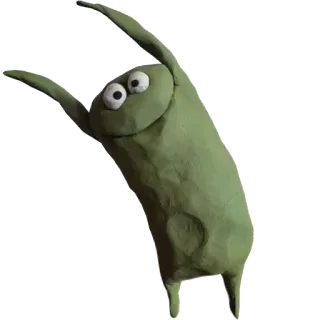 😃 7bbf039c 점토, 피규어, 방울, 생물, 애니메이션, 미술, 만화, 웃긴 telegram sticker