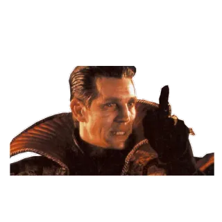 ☝ 765c6fd2 mittelfinger, geste, beleidigend, mann, porträt, böse telegram sticker