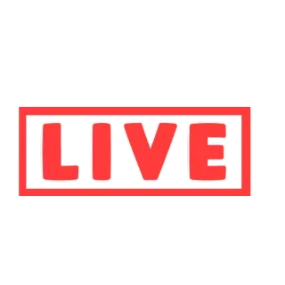 ❤️ b9d5c814 LIVE ライブ, ストリーミング, オンライン, ビデオ, 赤, 長方形 telegram sticker