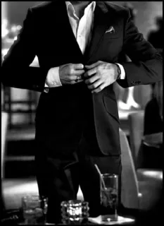 🖤 55a052f6 Mann, Anzug, Festliche Kleidung, Cocktail, Getränk, Luxus telegram sticker