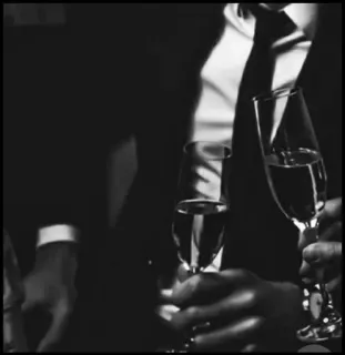 🖤 8ebea1d2 Toast, Champagner, Feier, Party, Prost telegram sticker