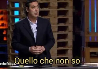 🤷‍♂ 46c93f24 Quello che non so. homme, italien, cuisine, télévision telegram sticker