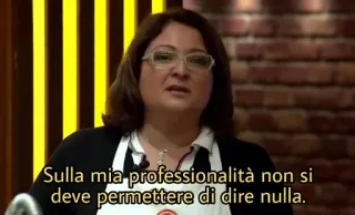 ✋ cf80de8e Sulla mia professionalità non si deve permettere di dire nulla. telegram sticker