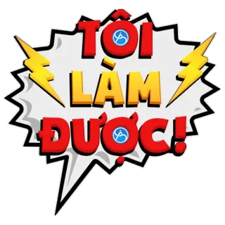 👌 36e5f4b3 TÔI LÀM ĐƯỢC! telegram sticker