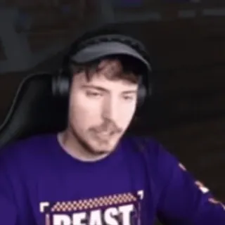 🥰 5e7c616f MrBeast youtube, mrbeast, 游戏玩家, 内容创作者, 直播主 telegram sticker