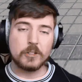 😘 b78da0f3 MrBeast YouTube, 互联网, 游戏玩家, 视频, 内容创作者 telegram sticker