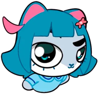 🤨 fe1e5a1f 卡通, 动物, 可爱, 猫, 贴纸 telegram sticker