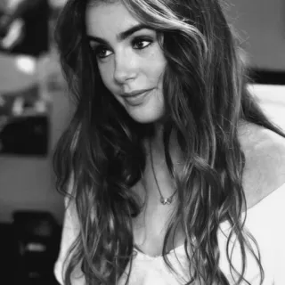 💞 ba9b9916 Frau, Porträt, Schauspielerin, Schwarzweiß, Person, Schönheit telegram sticker