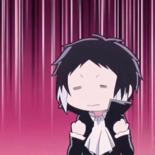 ⛓ 7c0e550b Atsushi Nakajima Bungo Stray Dogs 动漫, Q版, 中岛敦, 文豪野犬, 可爱, 反应 whatsapp sticker