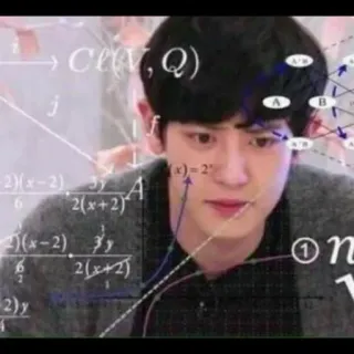 🤯 f2664bb3 数学, 混乱, 思考中, 方程式, イライラ telegram sticker