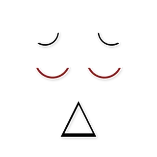 😔 8ee4ddde треугольник, форма, геометрия, минимализм, абстракция, дизайн telegram sticker