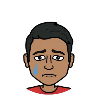 😢 18cc3c68 아바타, 슬픈, 울다, 우는, 눈물, 실망한 telegram sticker